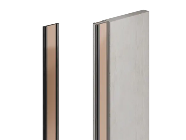 linke Abbildung: INWI R32 Stromschiene – rechte Abbildung: Stromschiene montiert am Montageträger – flexible Stromschienenlösung von DWD Concepts