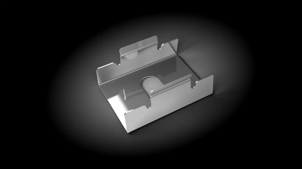 Anschraubbarer Clip zur Befestigung der LED-Lichtleiste TAURI an Holzfachböden – stabile Montagelösung von DWD Concepts