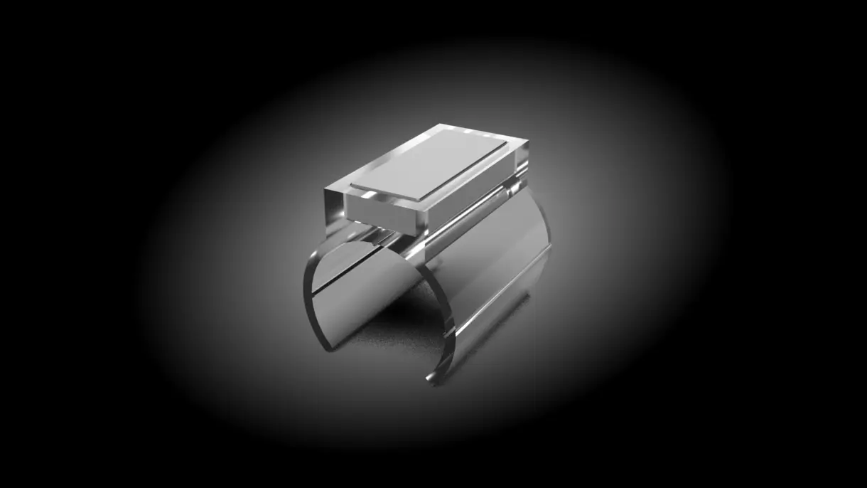 Magnetischer Clip zur Befestigung der LED-Lichtleiste GALLERY MDC an Metallfachböden – flexible Montagelösung von DWD Concepts